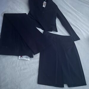 BNWT 3pcs Tommy Hilfiger Suit Blazer, Pant and Skirt Set